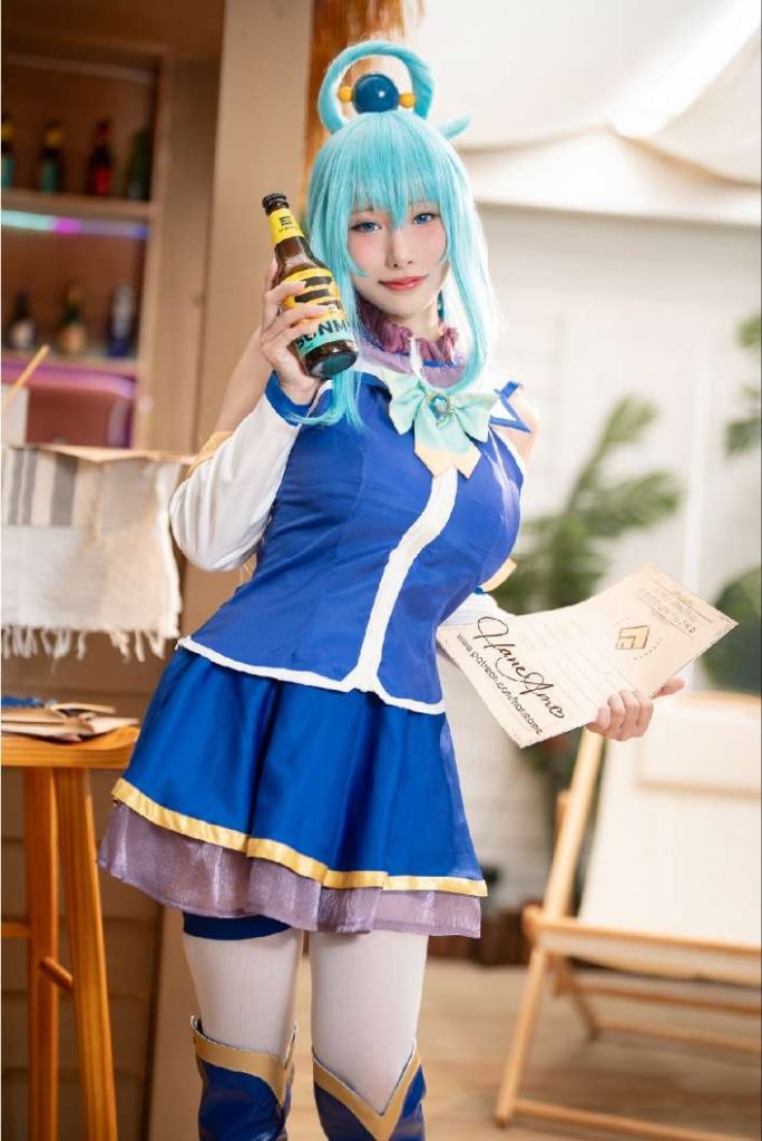 Hane Ame 雨波写真 – NO.339 Konosuba Aqua 阿克婭 [30P1V-256MB]